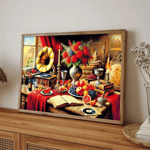 KS Games Silent Melody on a Baroque Table Adult Puzzle 1000 Parça 48x68 cm