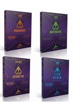 Mor Tyt Matematik, Fizik, Geometri, Paragraf Soru kütüphanesi(4 Kitap)