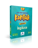 Paraf Yayınları 5. Sınıf İngilizce 36 Kontak Deneme
