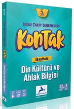 Paraf Yayınları 5. Sınıf Din Kültürü ve Ahlak Bilgisi Kontak Konu Takip Denemeleri