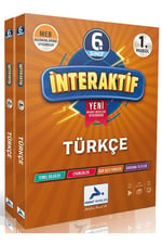 Paraf Yayınları 6. Sınıf İnteraktif Türkçe Etkinlikli Çalışma Kitabı (2 Modül)