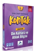 Paraf Yayınları 6. Sınıf Din Kültürü ve Ahlak Bilgisi Kontak Konu Takip Denemeleri