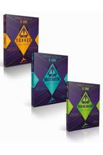 Paraf Yayınları 8. Sınıf Mor Türkçe, Matematik, Fen Bilimleri Soru Kütüphanesi (3 kitap)