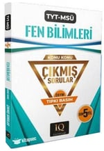 TYT - MSÜ Fen Bilimleri 2020-2024 Son 5 Yıl Çıkmış Sorular Tıpkı Basım - IQ Yayınları