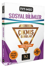 TYT - MSÜ Sosyal Bilimler 2020-2024 Son 5 Yıl Çıkmış Sorular Tıpkı Basım - IQ Yayınları