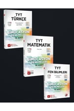 Tyt Türkçe, Matematik, Fen Bilimleri Branş Deneme (3 Kitap)