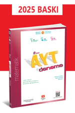 Üçdörtbeş Yayınları Ayt Matematik 8'li Deneme 2025