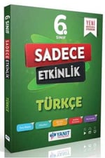 Yanıt Yayınları 6. Sınıf Türkçe Sadece Etkinlik