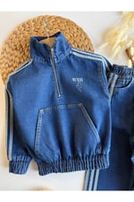 Çocuk Unisex jean alt üst takım