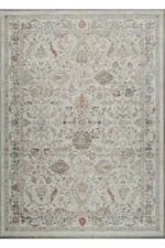 Bohem Krem Bambu %100 Polyester Modern Dokuma Salon Oturma Odası Halısı