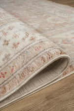 Bohem Krem Bej Bambu %100 Polyester Modern Dokuma Salon Oturma Odası Halısı