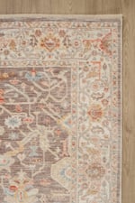 Bohem Krem Gri Bambu %100 Polyester Modern Dokuma Salon Oturma Odası Halısı