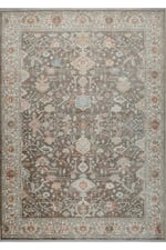 Bohem Krem Gri Bambu %100 Polyester Modern Dokuma Salon Oturma Odası Halısı
