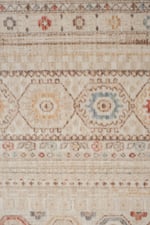 Bohem Krem Renkli Bambu %100 Polyester Modern Dokuma Salon Oturma Odası Halısı