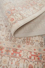 Bohem Krem Terra Bambu %100 Polyester Modern Dokuma Salon Oturma Odası Halısı