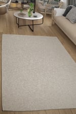 Gri Yolluk Sisal Kaymaz Pamuk Taban Modern Tozumaz Halı Yıkanabilir Kesme Yolluk