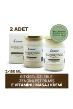 2li Paket Kuyruk Yağlı Masaj Kremi 180 ml E Vitamini ve Bitkisel Özlerle Zenginleştirilmiş