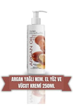 Argan Yağlı El Yüz Ve Vücut Kremi 250 ml