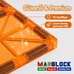 2 Adet 30x30 cm Ebatlarında Manyetik Kare Parça - Tüm Markalarla Uyumlu.
