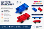 Magblock Manyetik  Araba Takımı / 2 Set Araba / Çocuklar Için Eğitici Oyuncak - Tüm Markalarla Uyumlu.