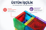 MagBlock Mini Manyetik Bloklar - Seyahat Seti 72 Parça