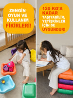 Renkli Adım Taşları
