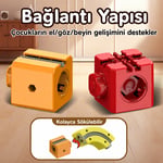Sihirli Tren – 123 Parça - Akıllı Küp Raylar | USB Şarjlı Elektrikli Tren Seti | Eğitici ve Geliştirici Oyuncak