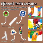 Sihirli Tren – 123 Parça - Akıllı Küp Raylar | USB Şarjlı Elektrikli Tren Seti | Eğitici ve Geliştirici Oyuncak