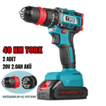 20 V LİON ŞARJLI MATKAP 2 AKÜLÜ