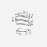 2'Lİ MODÜLER MONOBLOK ÇEKMECE SETİ RTRMAX