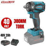 KÖMÜRSÜZ AKÜLÜ SOMUN SIKMA VE TORKLU VİDALAMA 1/2''   Lİ-İON 40V