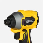 KÖMÜRSÜZ AKÜLÜ VİDALAMA 230NM 18V 2x4.0 AH PLUS AKÜ HIZLI ŞARJ RTRMAX X-LION
