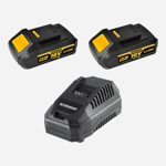 PLUS X-LION 4.0 AH 18V AKÜ BAŞLANGIÇ SETİ 2 AD.RTX1804P-RTX1809 HIZLI ŞARJ RTRMAX