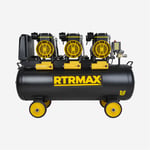 YÜKSEK HIZLI YAĞSIZ HAVA KOMPRESÖRÜ 100 LT 6.0 HP RTRMAX