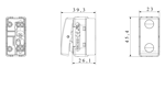 GW20510 - LİHT BUTON 1M 1P NA -10 A