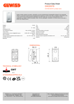 GW20579  - ARA VAVİEN 1M 1P 250V ac -16AX  