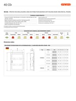 GW40155N - SIVA ALTI 48 MODÜL METAL KAPAK SİGORTA KUTUSU