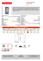 GW46204F - IP66 - 405X650X200 - KİLİTLİ CAM KAPAKLI POLYESTER KUTU 