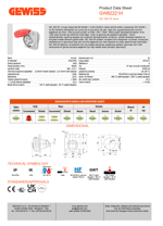 GW62221H - 5*32A 380V 3P+N+E 6H MAKİNA PRİZİ