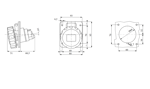 GW62236H - 4*32A 100-130V 3P+E 6H MAKİNA PRİZİ