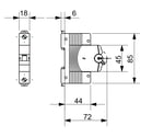GW92007 - MT 60 - 1P C TİPİ 16A - 1 MODÜL MİNYATÜR DEVRE KESİCİ