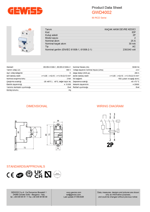 GWD4002 - KAÇAK AKIM RÖLESİ - IDP - 2P 25A AC TİPİ ANLIK Idn=0,03A - 2 MODÜL