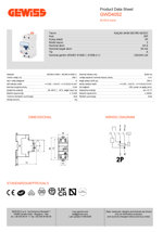 GWD4052 - KAÇAK AKIM RÖLESİ - IDP - 2P 63A A TİPİ ANLIK Idn=0,03A - 2 MODÜL