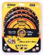 DEWALT TESTERE AĞZI 190X30mm 24 DİŞ