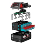 M18B4 Redlithium-Ion 18V. 4. 0Ah Akü