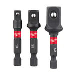 Milwaukee Hex Lokma Adaptör Seti 3 Parça T4932479228 Milwaukee