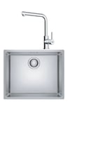 Maris Mrx 110-50 Tek Gözlü Eviye Sirius Doccia Armatür Seti (KROM)