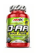 AMİX Explosion D-AA DAA 100 Capsul Pure D-Aspartic Acid LH. United Kingdom.Orıjınal Version.36.