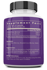 Ancestral Supplements Grass Fed Beef Brain with Beef Liver 3000MG 180 Capsul. Usa Menşei.78.