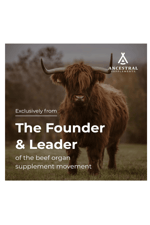 Ancestral Supplements Grass Fed Beef Brain with Beef Liver 3000MG 180 Capsul. Usa Menşei.78.
